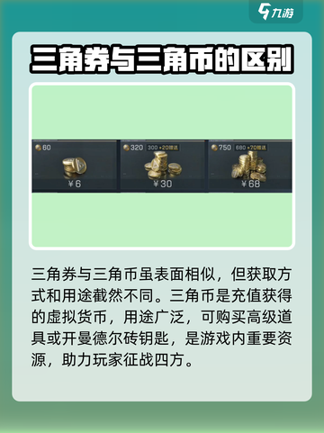 三角洲行动三角券与三角币的区别介绍截图2