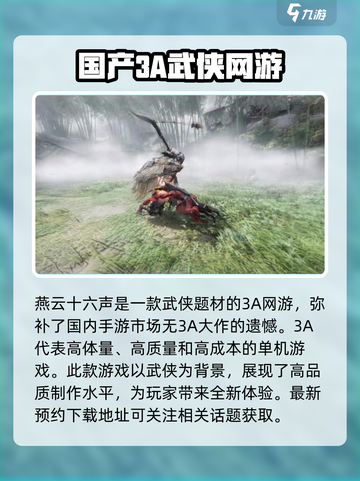 燕云十六声🔥是3A大作还是网游？真相揭秘⚡截图2