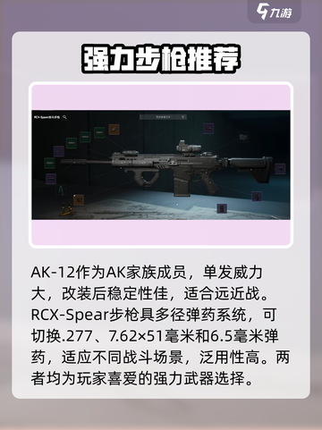 三角洲行动步枪推荐介绍介绍截图3