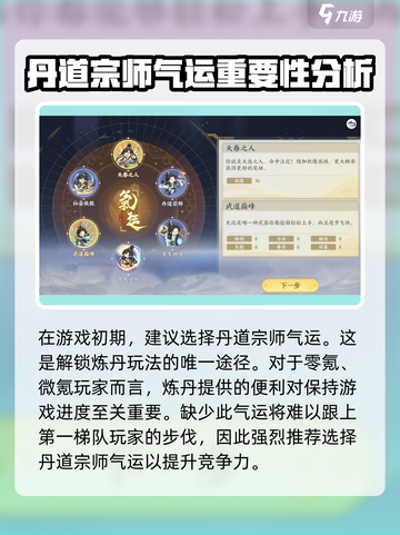 掌门下山气运选哪个介绍截图3