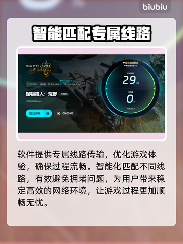 怪物猎人荒野掉线延迟？用这个加速器🔥流畅到飞起！截图6