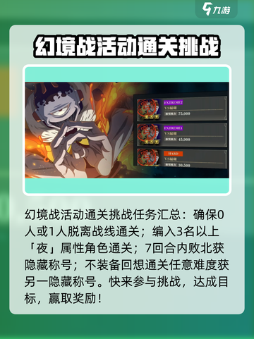 咒术回战手游幻境战漏瑚怎么打介绍截图2