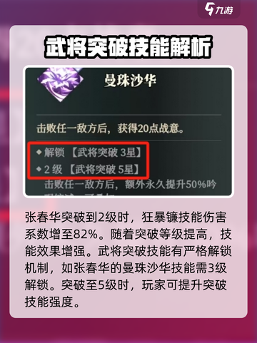 三国志幻想大陆2枭之歌武将突破攻略介绍截图3