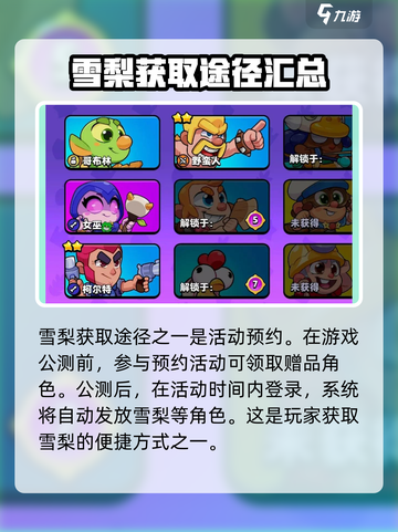 爆裂小队雪梨怎么获得介绍截图2