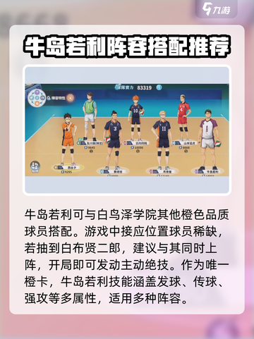 排球少年手游🔥牛岛若利技能全面解析❗截图4
