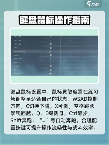 三角洲行动操作按键设置推荐介绍截图3