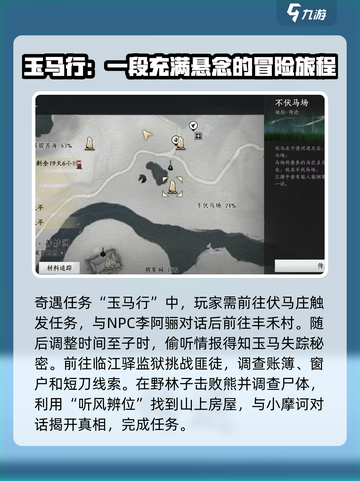 燕云十六声伏马庄有什么任务介绍截图2