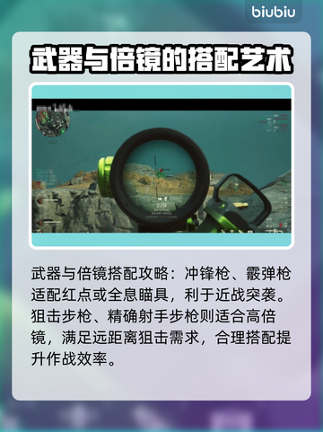 三角洲行动🔥倍镜搭配攻略，吃鸡必备⚡截图3