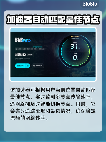 剑灵NEO掉线延迟？这个加速器🔥下载渠道分享！截图6