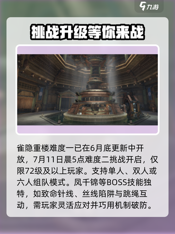 逆水寒雀隐重楼打法🔥超详细攻略来了！⚡截图2