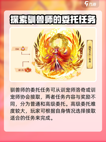 西普大陆手游驯兽师的委托玩法攻略介绍截图3