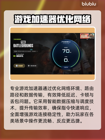 💥绝地求生黑屏救星！速抢加速工具推荐🎮截图4