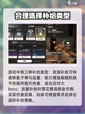 逆战未来补给商店怎么选介绍截图4