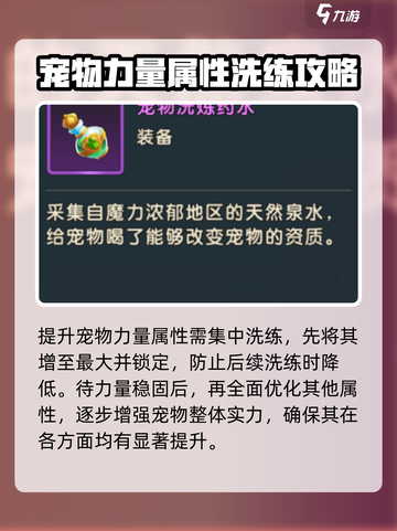 魔力宝贝复兴版🔥宠物洗练终极攻略来啦！截图3