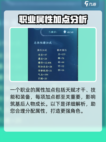 蜀山初章属性点怎么选介绍截图2