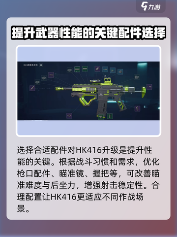 三角洲行动🔥HK416武器全面解析，手游王者必备！截图4