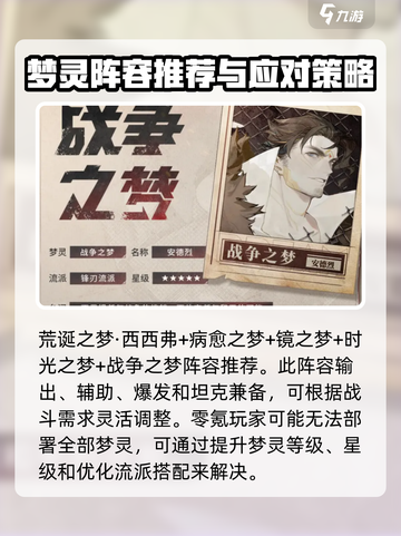 无尽梦回零氪阵容搭配介绍截图4