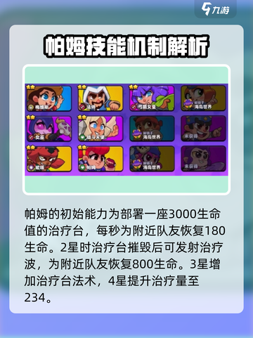 爆裂小队辅助角色有哪些介绍截图5