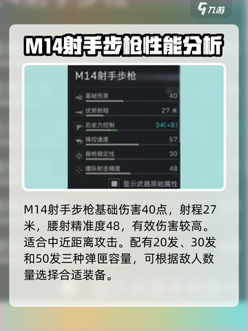 三角洲行动M14怎么玩介绍截图2