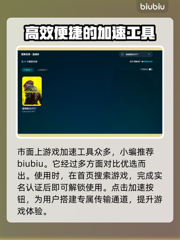 赛博朋克2077闪退？加速器神器来帮忙！💥截图5