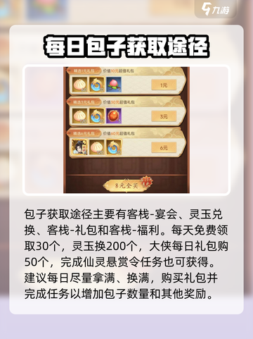 仙剑奇侠传新的开始包子攻略介绍截图2