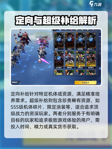 高达钢铁之诗哪个补给好介绍截图4