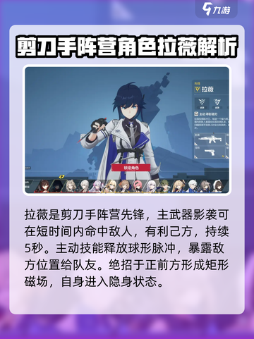 卡拉彼丘剪刀手阵营角色有哪些介绍截图2