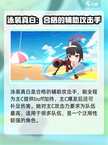 蔚蓝档案泳装静山真白厉害吗介绍截图4
