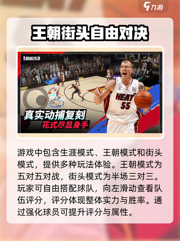 🎮NBA巅峰对决：热血玩法全解析🔥截图3