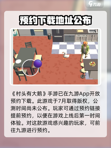 村头有大鹅公测时间介绍截图2