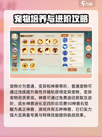 封神幻想世界宠物系统介绍介绍截图2