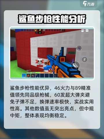 像素射击鲨鱼步枪🔥性能炸裂，游戏党必看！截图3