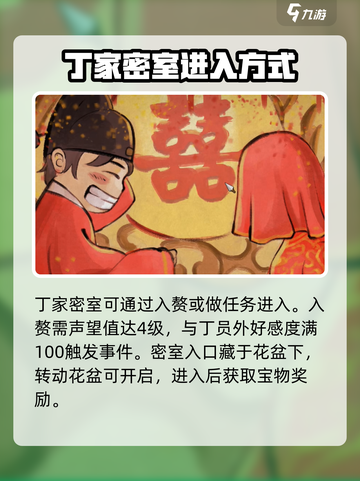 大侠立志传丁家密室怎么进入介绍截图2