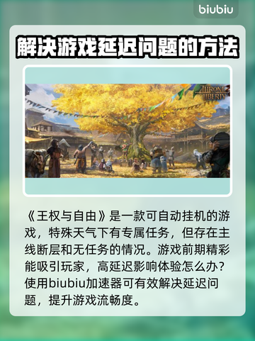 王权与自由延迟高？❌解决方法来了！🔥截图2