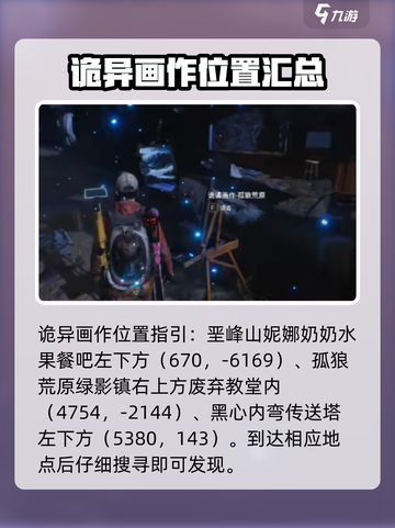七日世界诡异画作位置在哪里介绍截图3