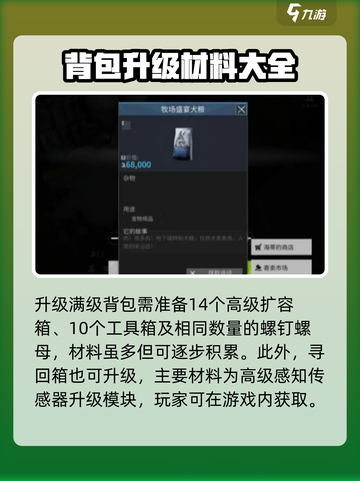 萤火突击如何提升宠物背包等级介绍截图4