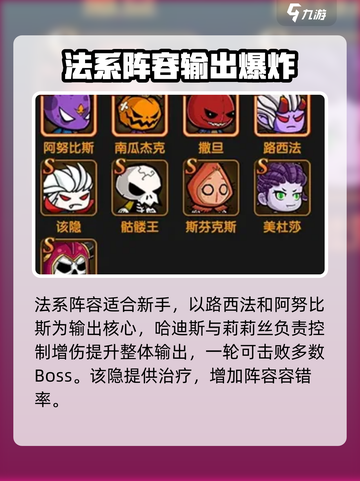联盟契约最强阵容介绍截图2