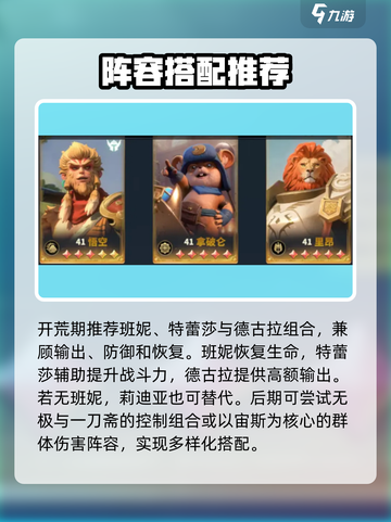 荒野国度🔥最强配将阵容推荐，速来围观！截图2