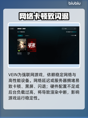 💥VEIN黑屏闪退？1招秒解决！🎮截图2
