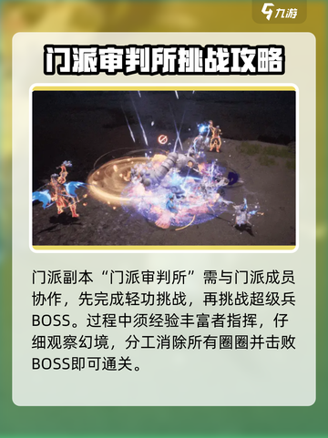 剑灵💥2门派活动全新玩法攻略来啦！🔥截图3