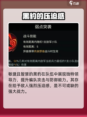 野兽领主新世界黑豹怎么样介绍截图4