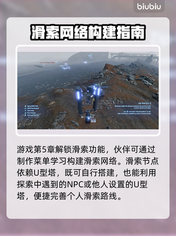 死亡搁浅2：快速解锁滑索秘籍🔥游戏技巧大公开！截图3