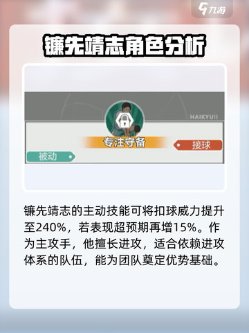 排球少年手游镰先靖志是谁介绍截图5