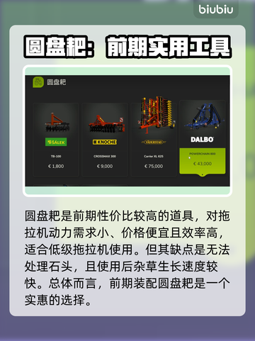 模拟农场25🔥超全耕种工具介绍来啦！截图3