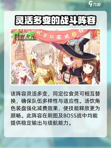 料理次元💥超强刷图阵容推荐来啦！快来抄作业🔥截图5
