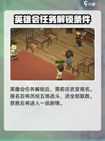 大侠立志传楚襄英雄会任务怎么做介绍截图3