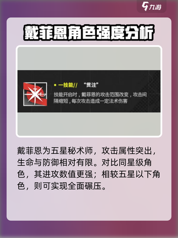 明日方舟戴菲恩怎么样介绍截图2