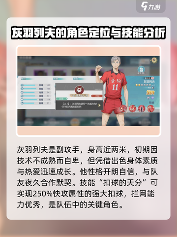 排球少年手游灰羽列夫怎么玩介绍截图2