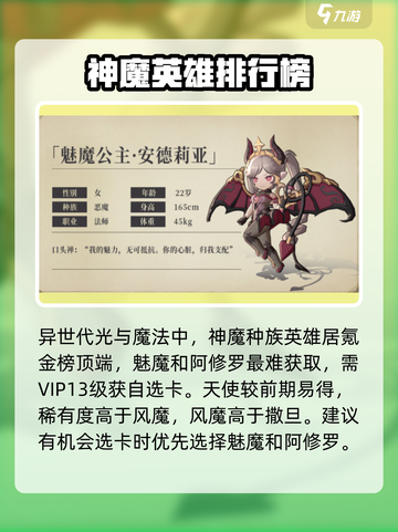 异世代光与魔法🔥氪金英雄排行揭秘！✨截图2