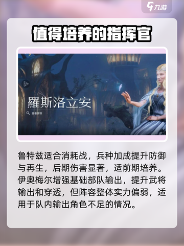指环王纷争🔥指挥官选择全攻略✅截图3
